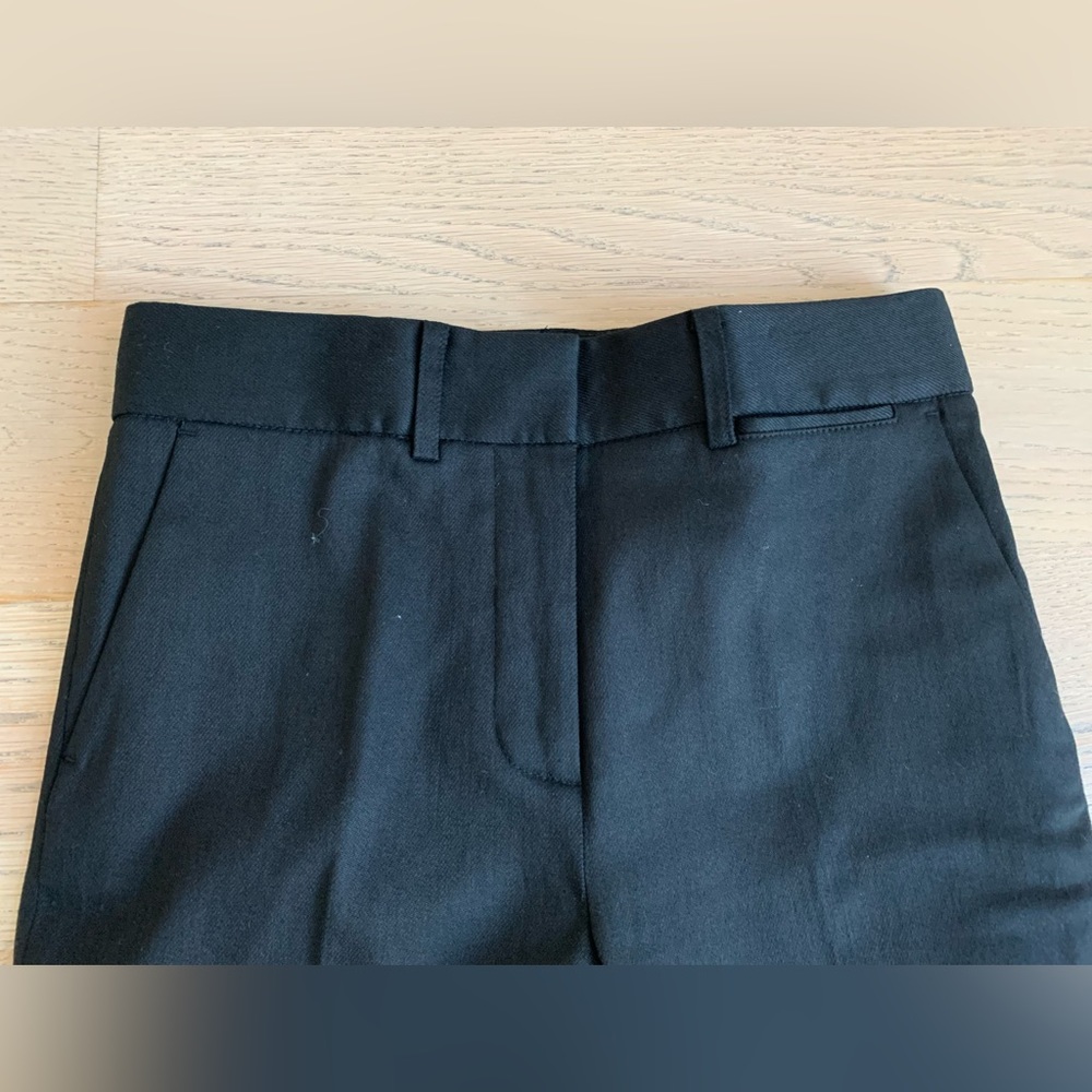 FRAME Black Straight Leg Ankle Trousers (0)